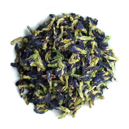 butterfly pea flowers wildcrafted