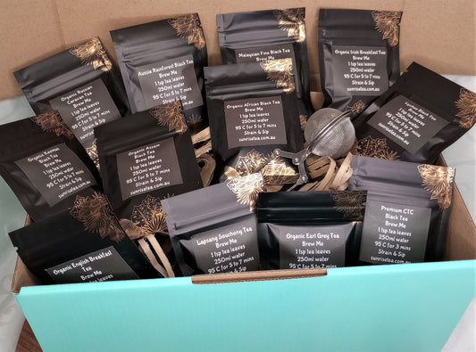 14 Item Black Tea Sampler - Unique Gift
