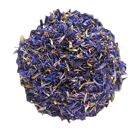 blue cornflowers