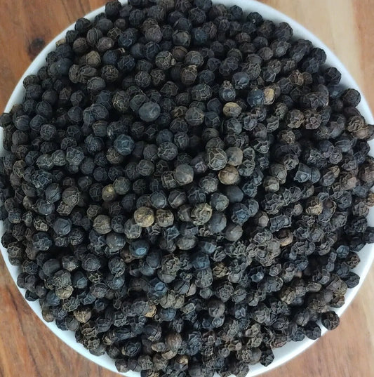 organic black peppercorns
