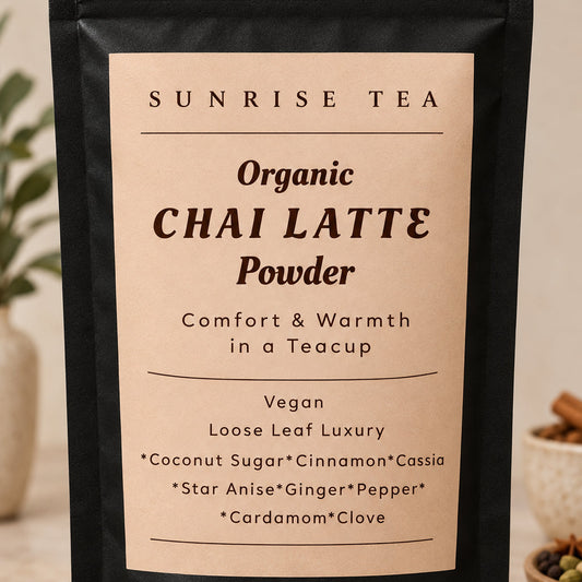 organic chai latte tea powder