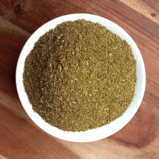 organic ginkgo leaf powder coarsely ground