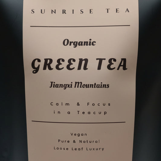 organic green tea from Jiangxi Mountains
