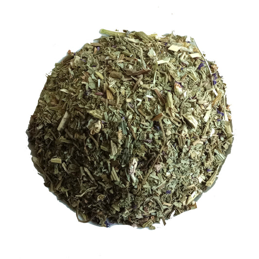 organic blue mallow cut