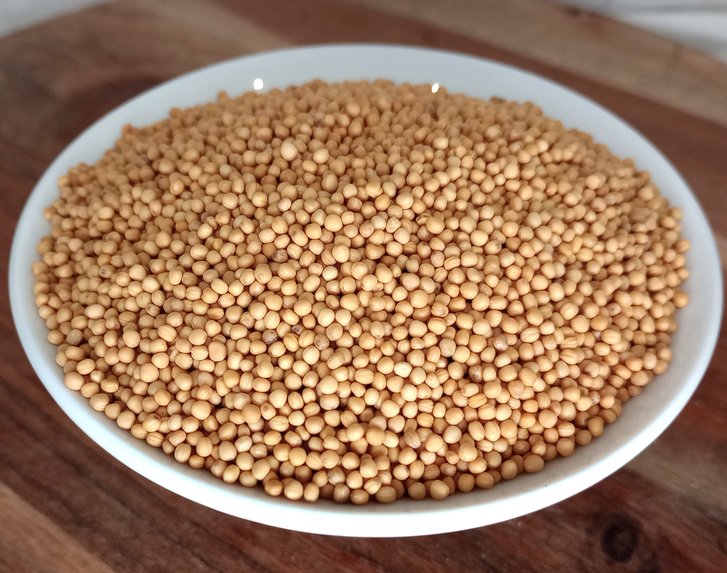 organic yellow mustard seeds