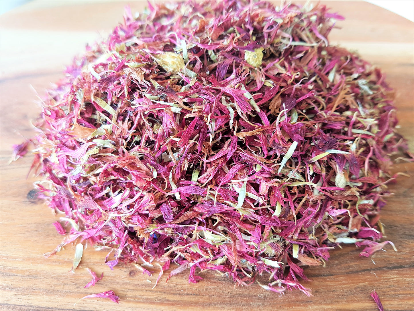 purple or pink cornflowers