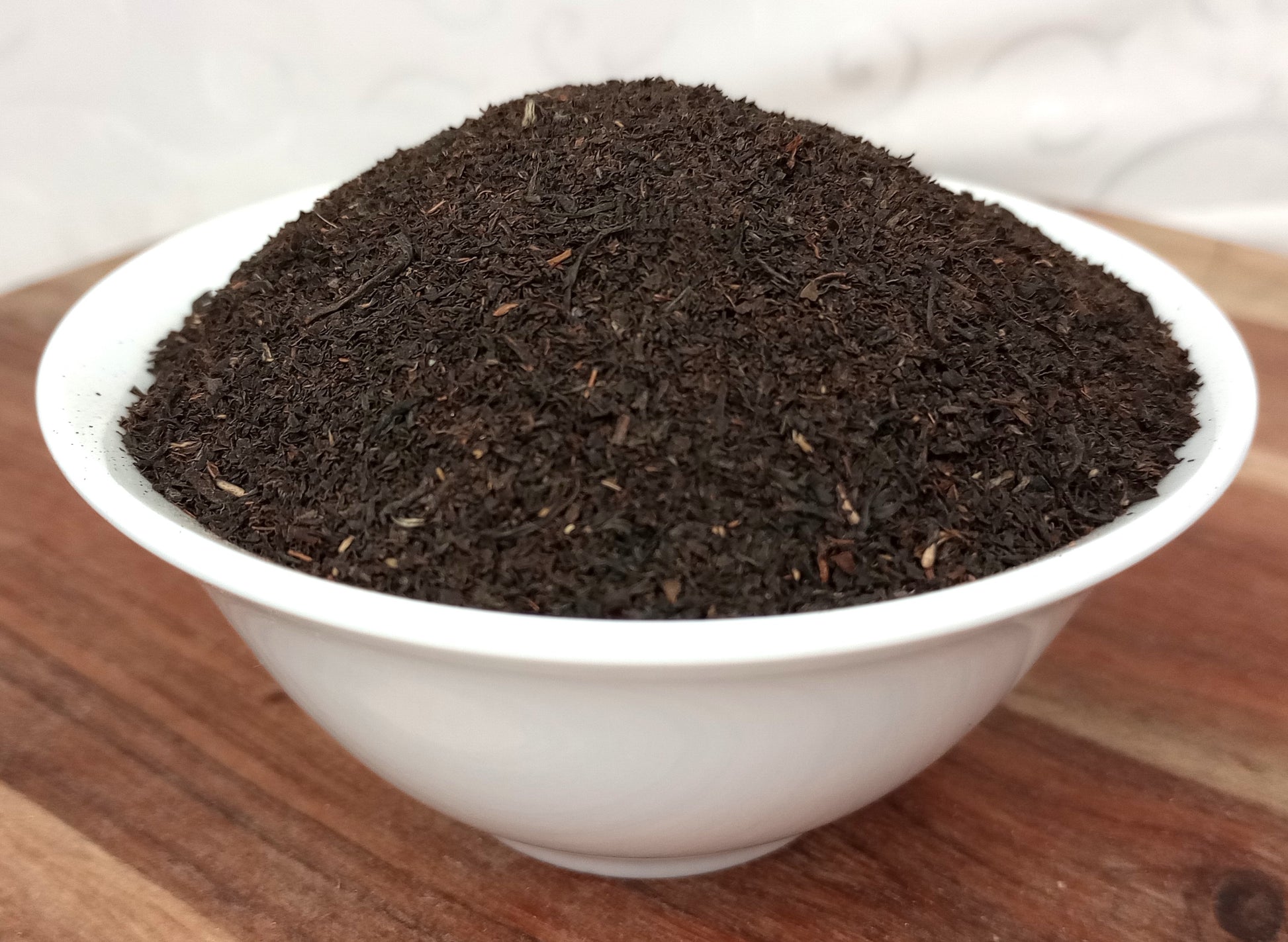 assam tea powder in a bowl