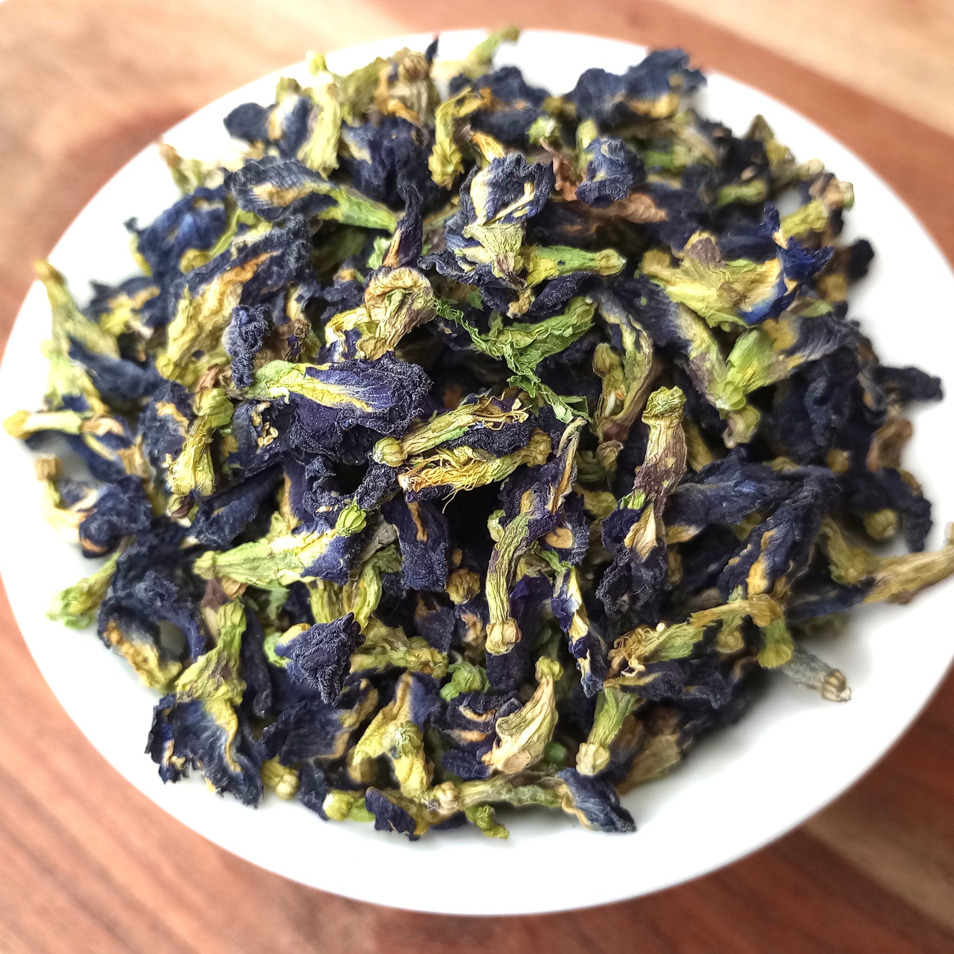 butterfly pea flowers wildcrafted