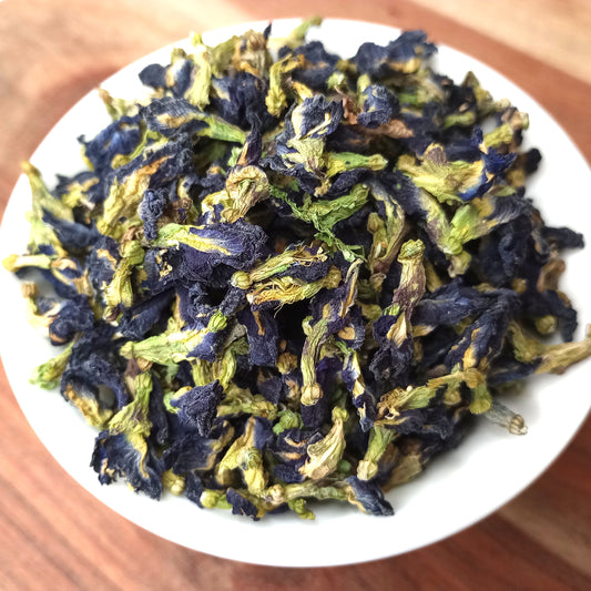 butterfly pea flowers wildcrafted
