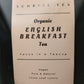 ORGANIC ENGLISH BREAKFAST TEA LABEL BY SUNRISE TEA
