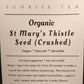 ORG ST MARY'S THISTLE CRUSHED LABEL
