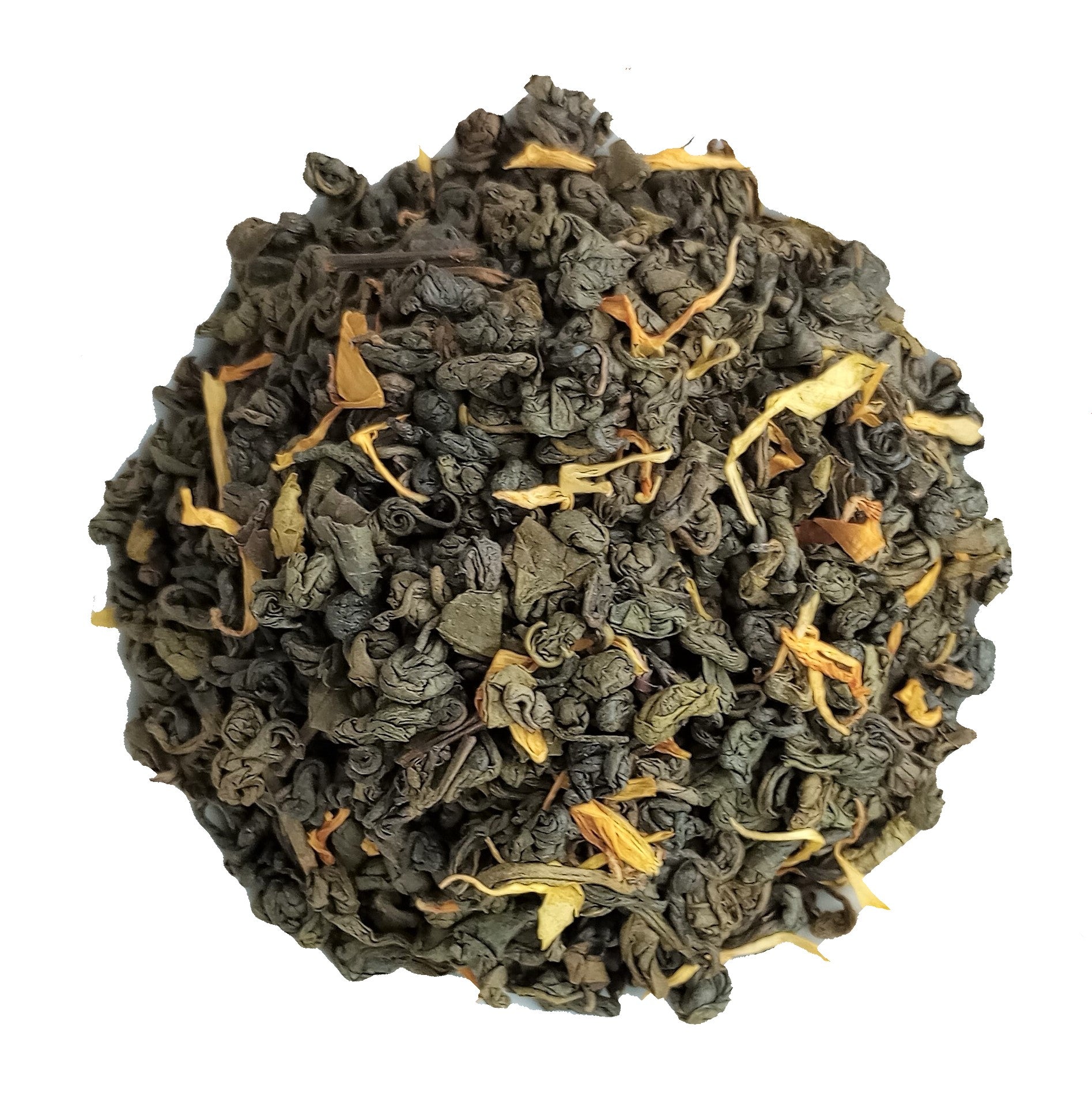 organic earl green tea with calendula petals - has flavour of bergamot