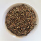 organic tulsi tea or holy basil herb