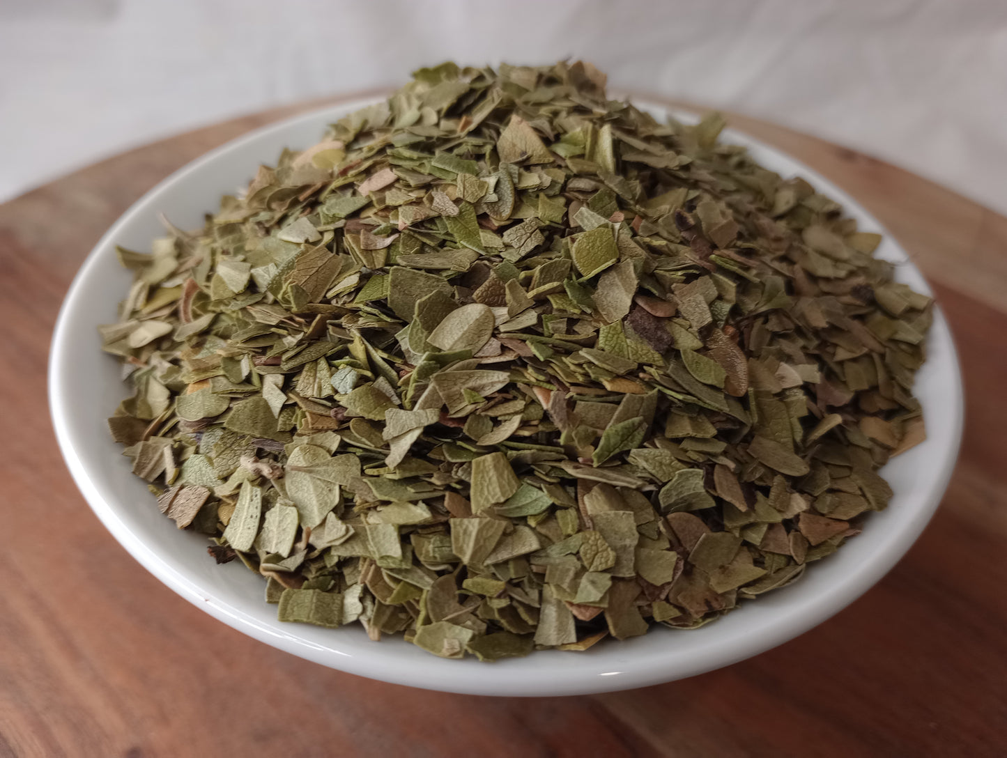 bearberry leaf wildcrafted in a small bowl