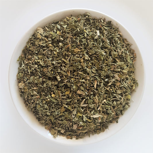 Organic catnip herb in bowl