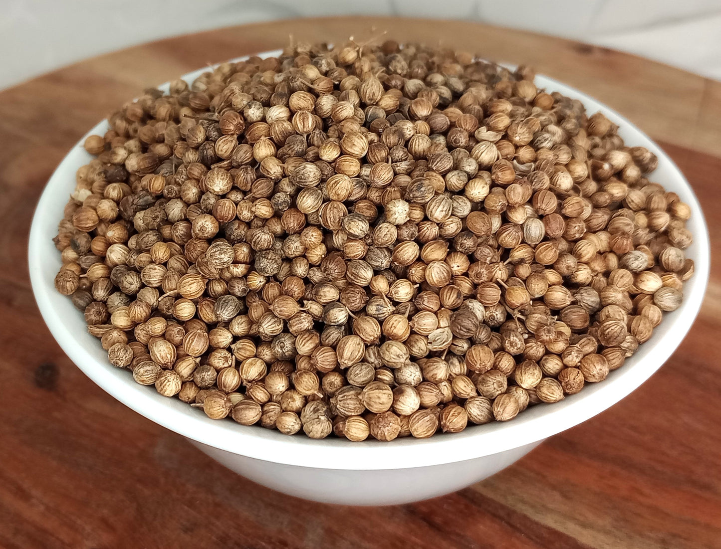 organically australian grown coriander seeds dried