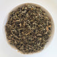 Damiana tea in bowl wildcrafted