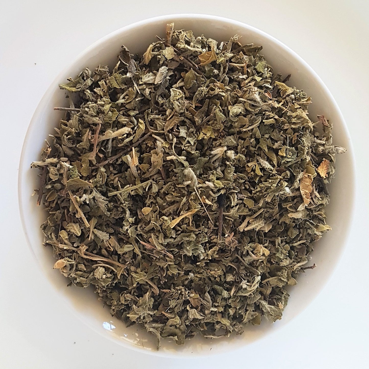 Damiana tea in bowl wildcrafted