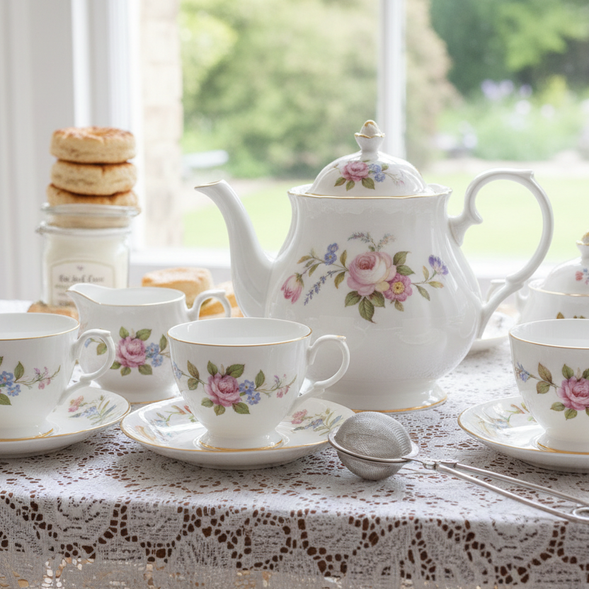English tea set