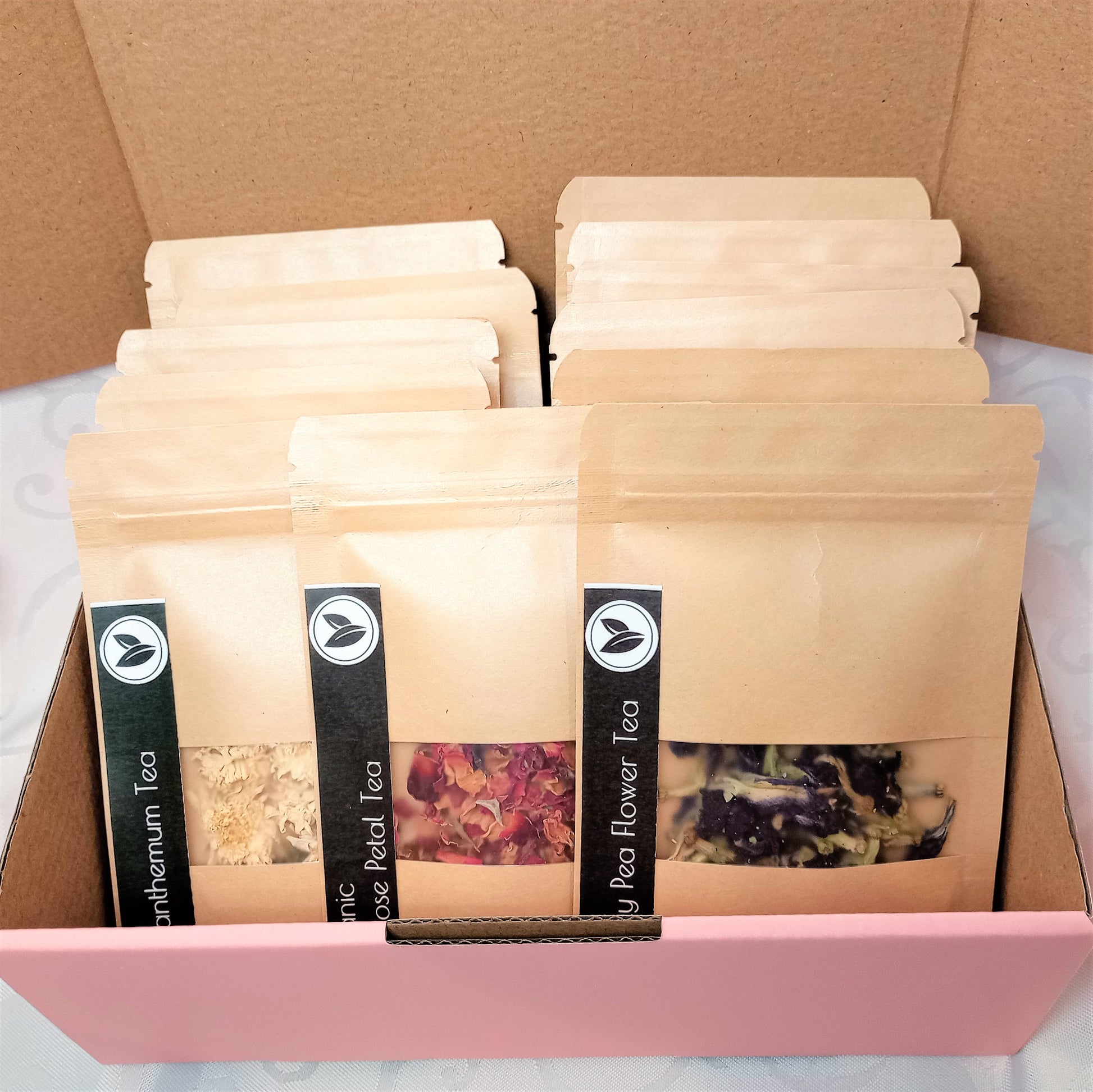 tea samplers in a box