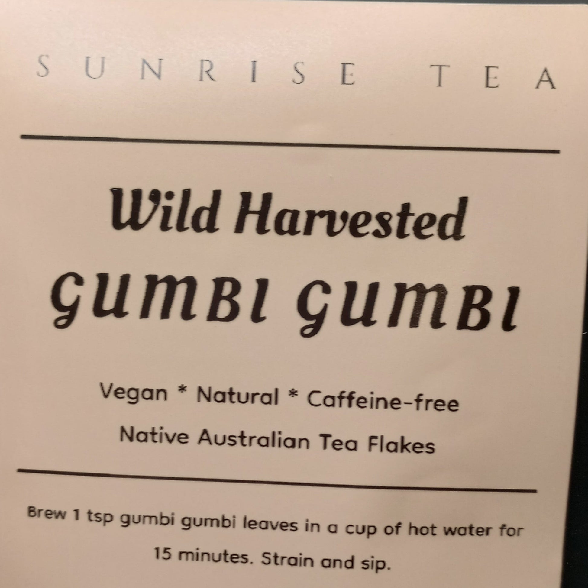 gumbi gumbi flakes package wildcrafted