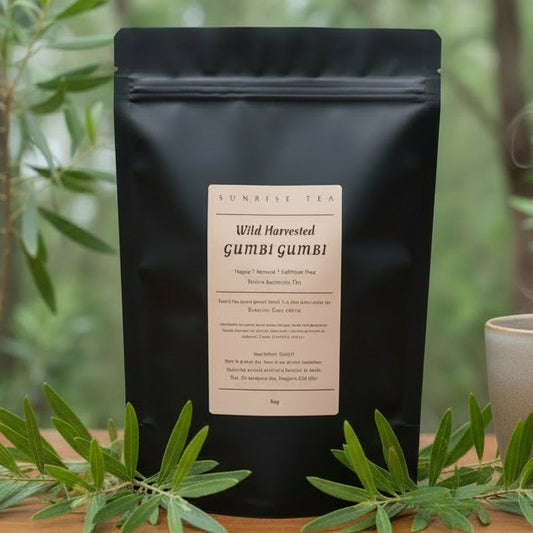 wildcrafed gumbi gumbi tea by Sunrise Tea