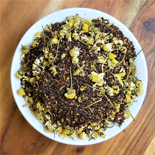 organic chamomile and honeybush tea blend