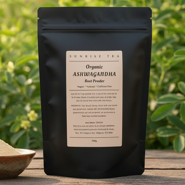 organic ashwagandha root powder package