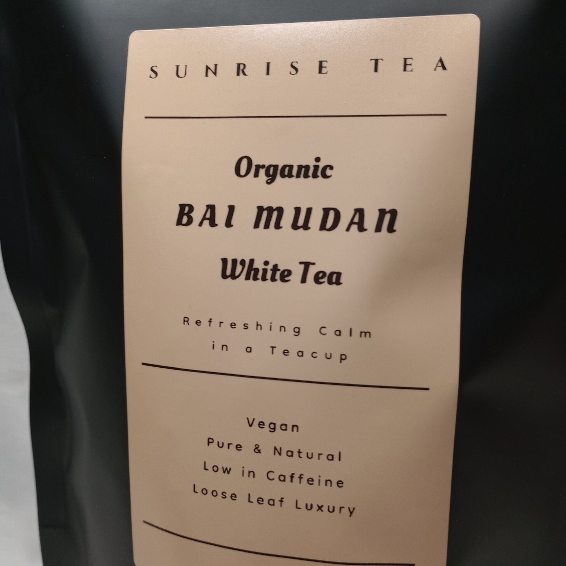 organic bai mudan label
