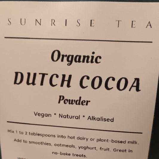 Organic Dutch Cocoa Powder (Alkalised) - NEW!