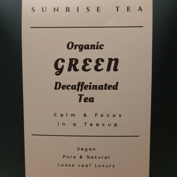 Organic Green Tea - Decaffeinated – Sunrise Tea