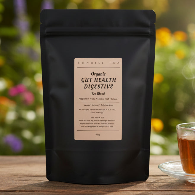 organic gut health digestive tea by sunrise tea
