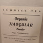 organic jiaogulan powder by sunrise tea