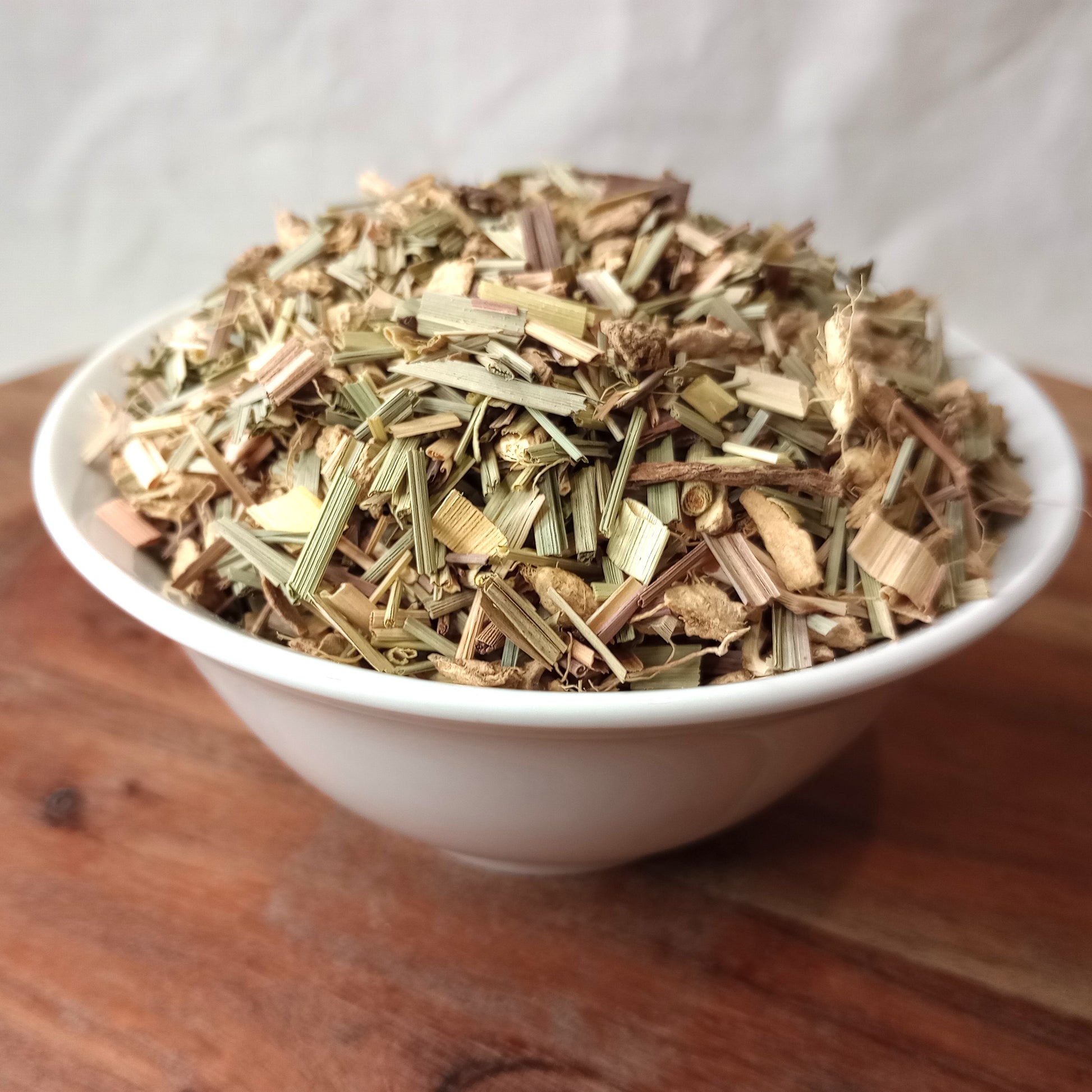 organic lemongrass and ginger tea