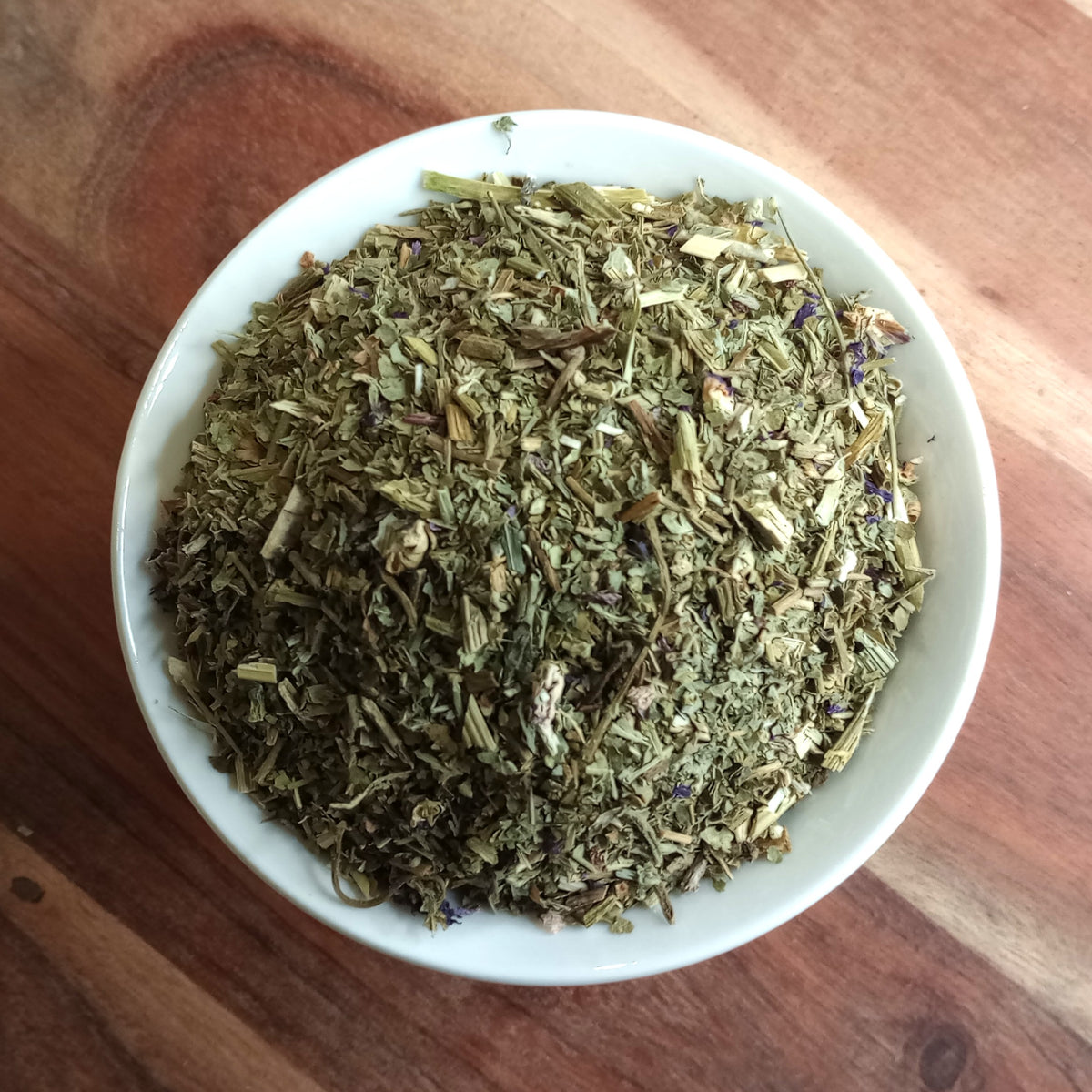 organic blue mallow cut