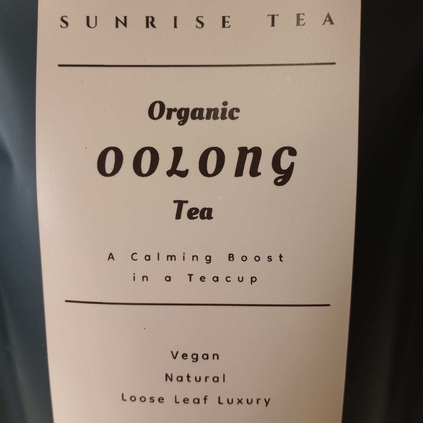 Organic Oolong (Iron Goddess) Tea