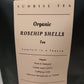 organic rosehip shells tea by sunrise tea