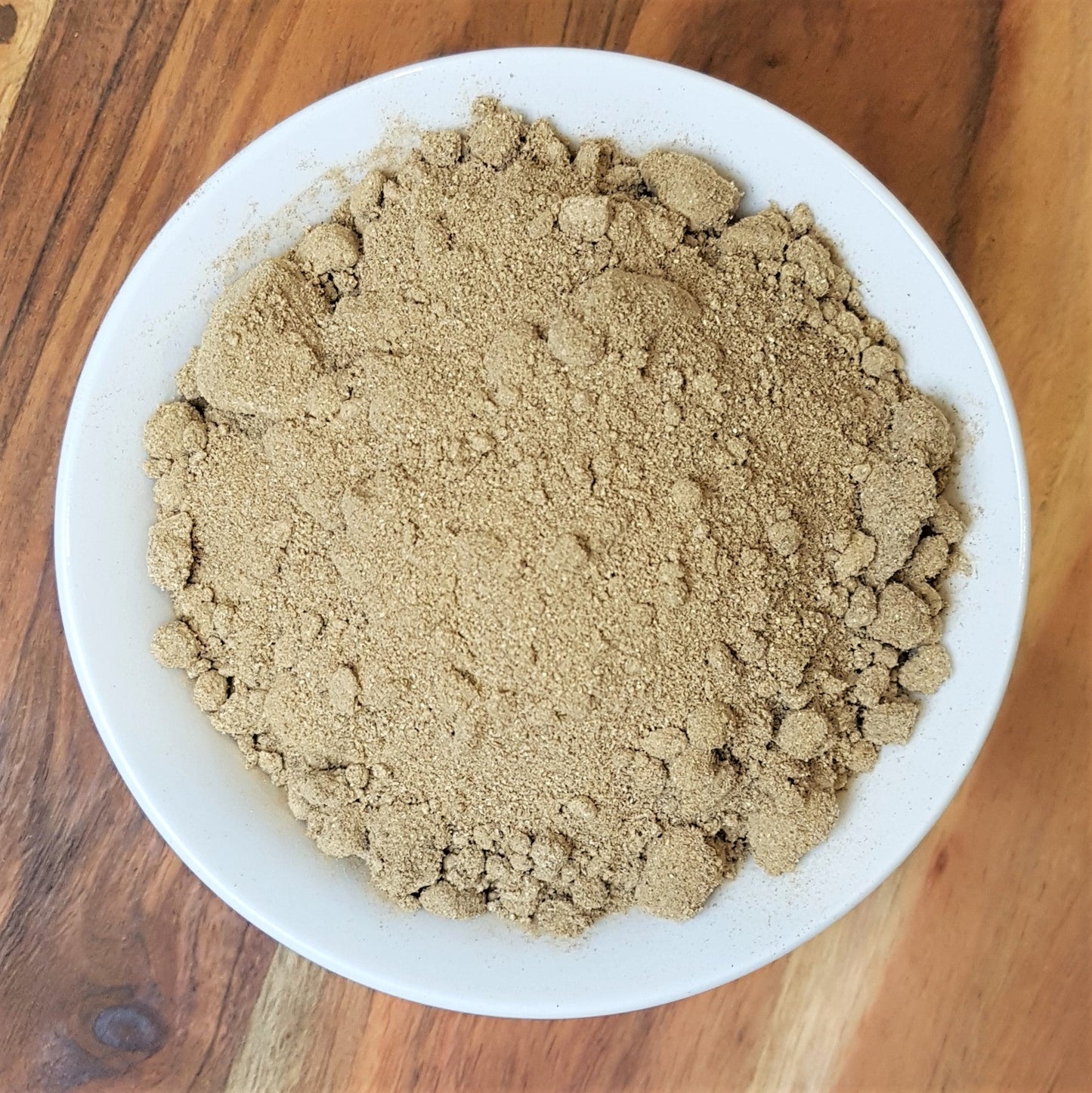 organic burdock root powder in a bowl