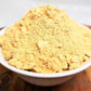 organic cordyceps mushroom powder in bowl close up