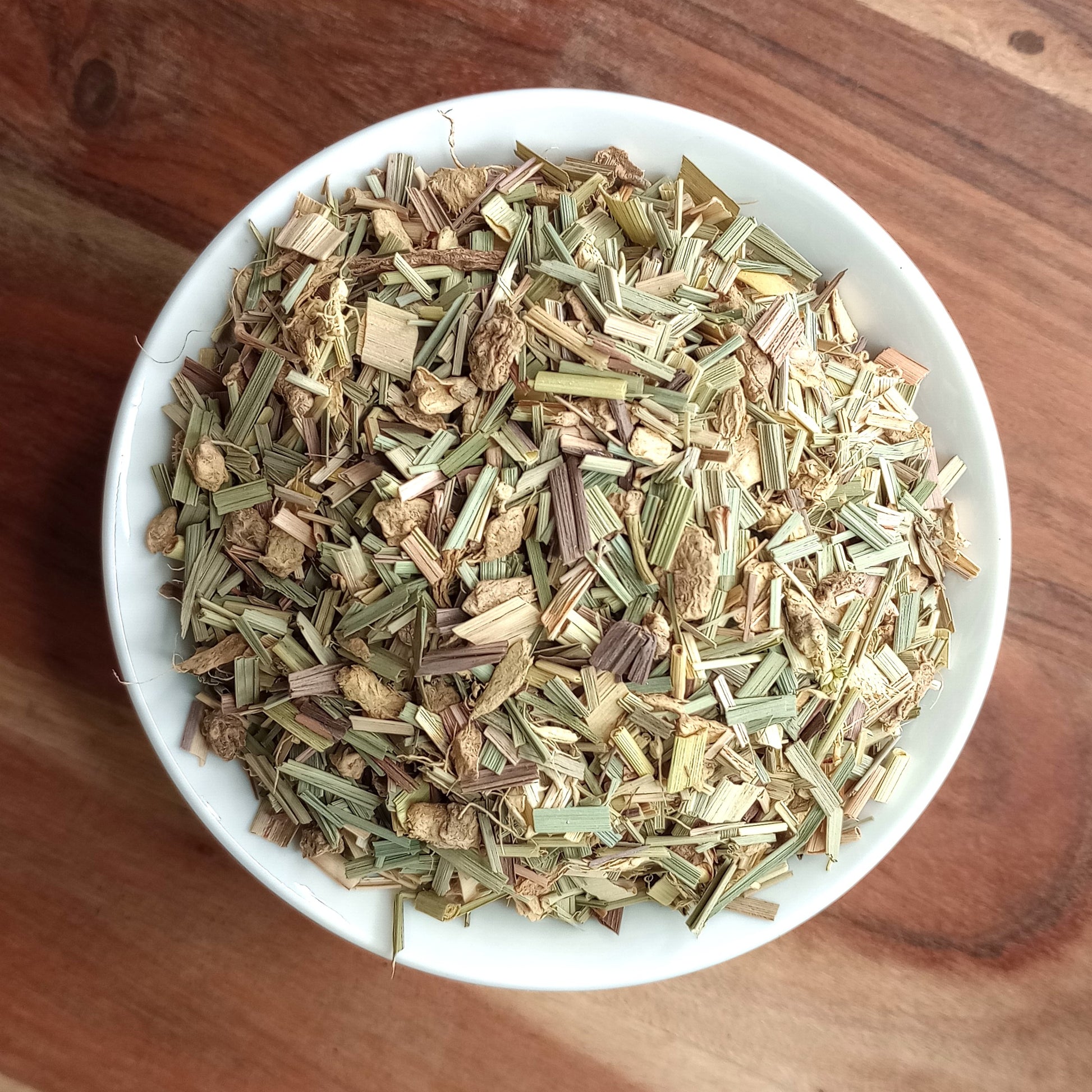 organic lemongrass and ginger tea