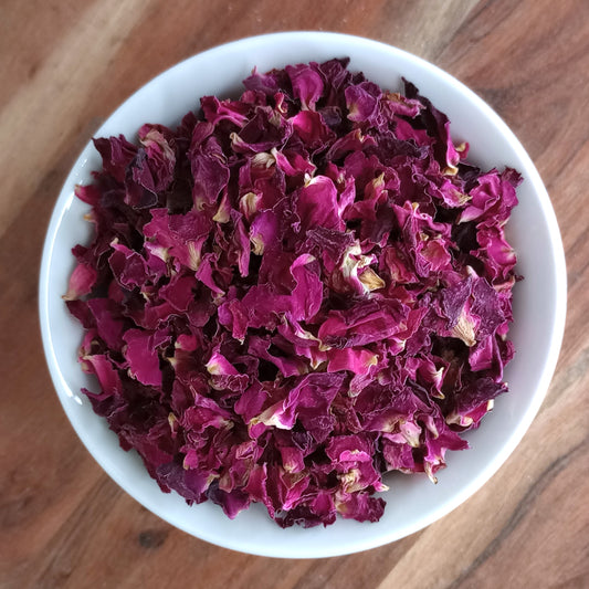 Rose Petals Red 100% ORGANIC Natural Dried Flower Petal NEW & FRAGRANT
