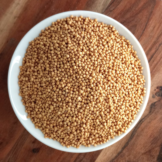 organic yellow mustard seeds