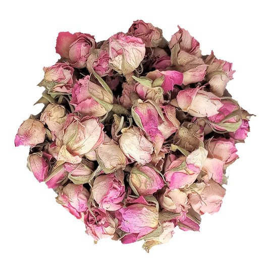 Pink Rose Buds 100% Natural Premium Fresh Dried Roses - FRAGRANT Flowers