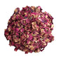 organic red rose petals