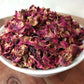 organic red rose petals