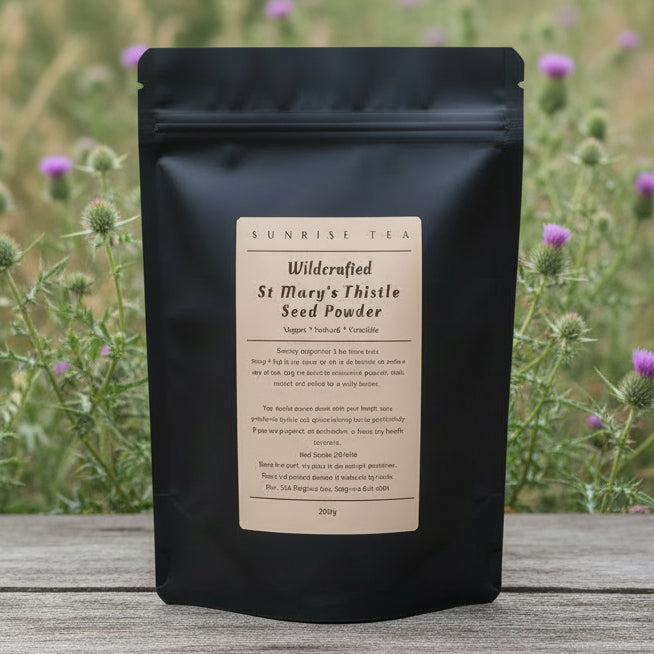 st mary's thistle seed powder wildcrafted package
