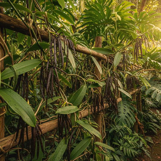 organic vanilla pods garden