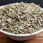 coltsfoot herb in bowl