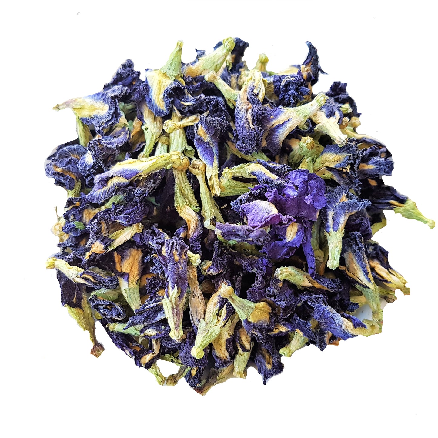 organic butterfly pea flowers dried