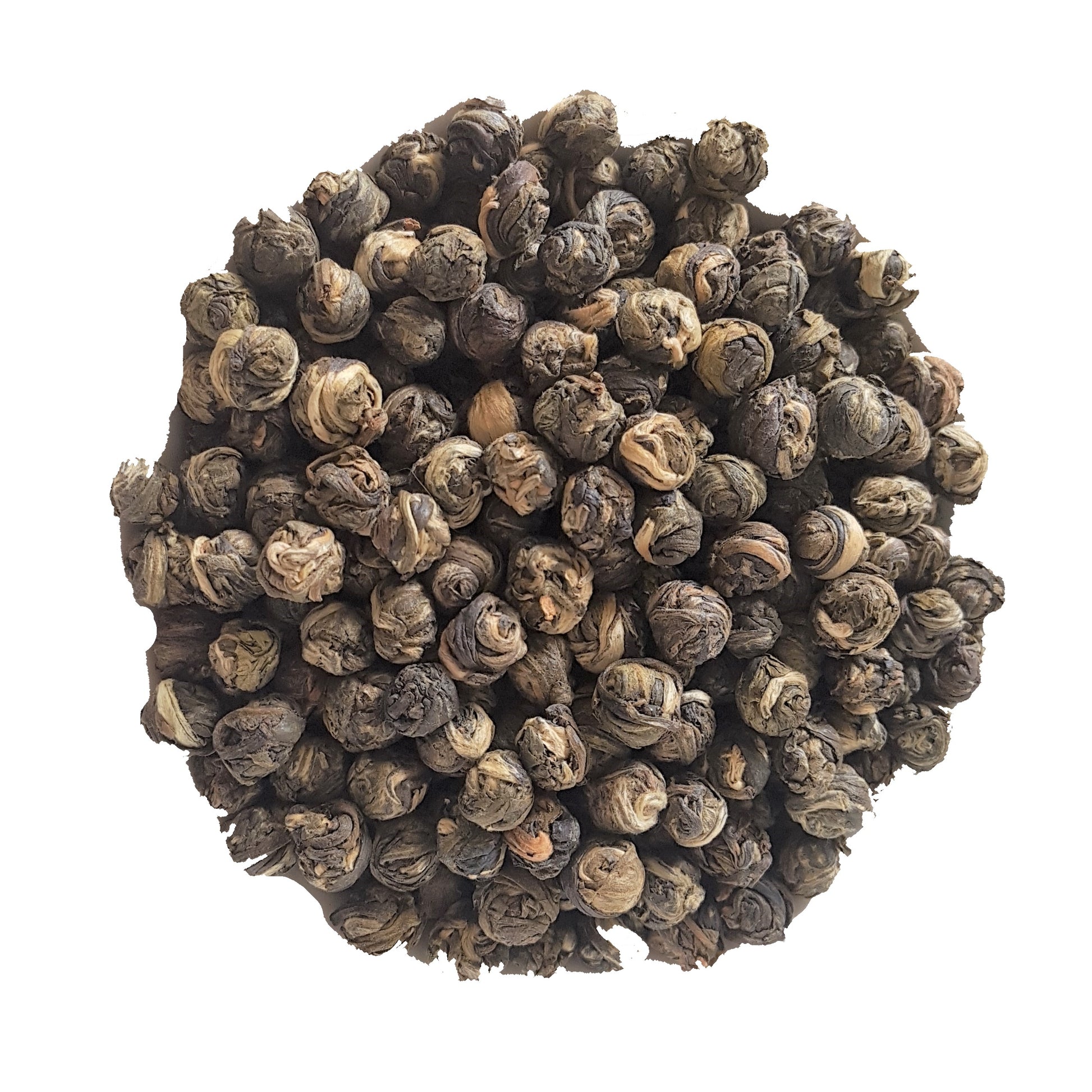 organic jasmine pearls also known as buddhas tears tea